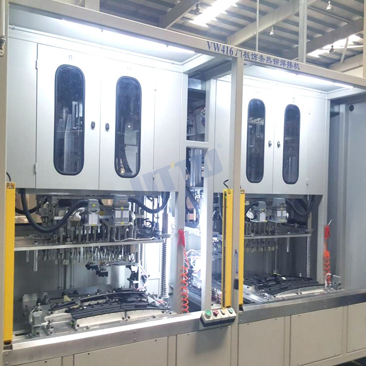 “一鍵式換?！比⒈Ｗo通用型精密焊點（玻璃化狀態(tài)）熱鉚機器