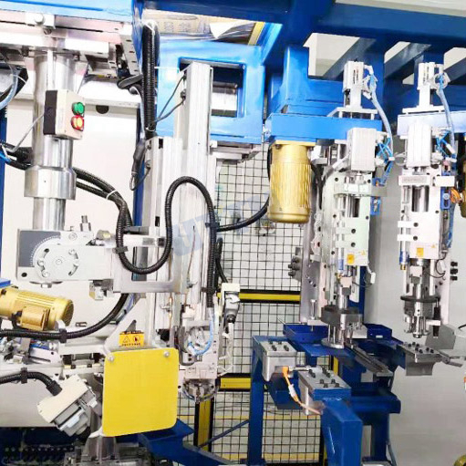 汽車油箱新式無(wú)塵打孔頭、閉環(huán)控制焊接頭、流水線式打孔焊接設(shè)備